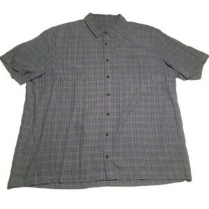 5.11 Tactical Men’s Short Sleeve Button Up Modal/Polyester Shirt Blue Size XL